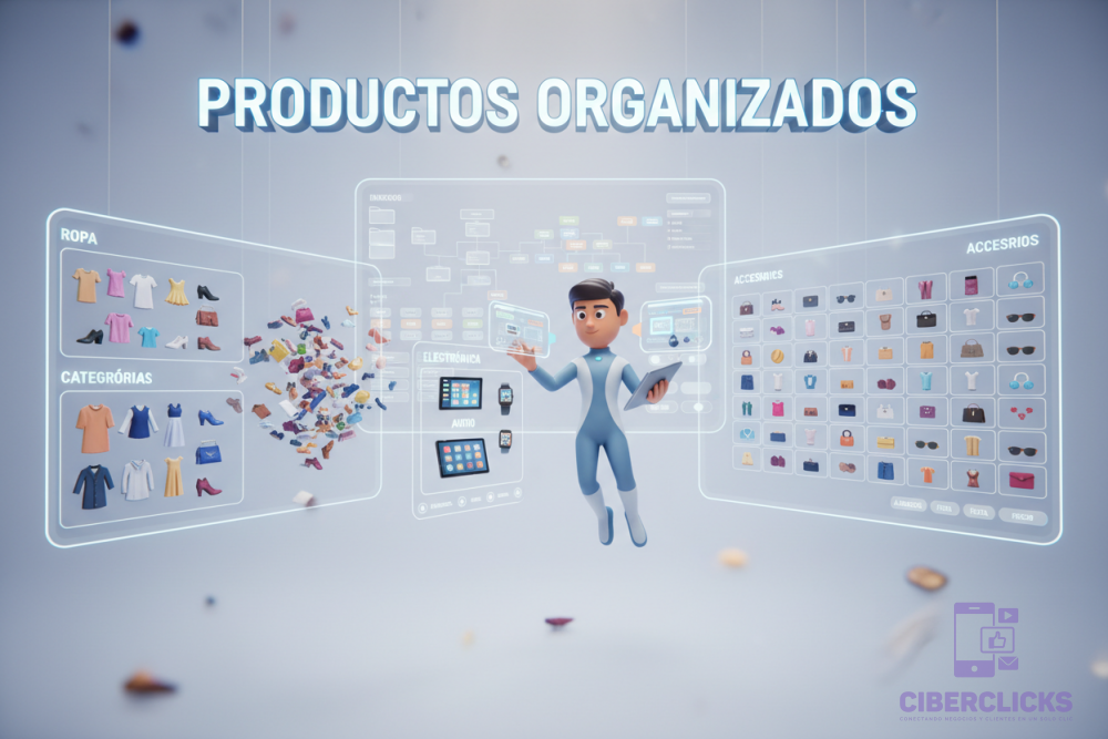 Productos organizados
