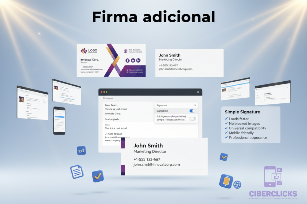 Firma adicional
