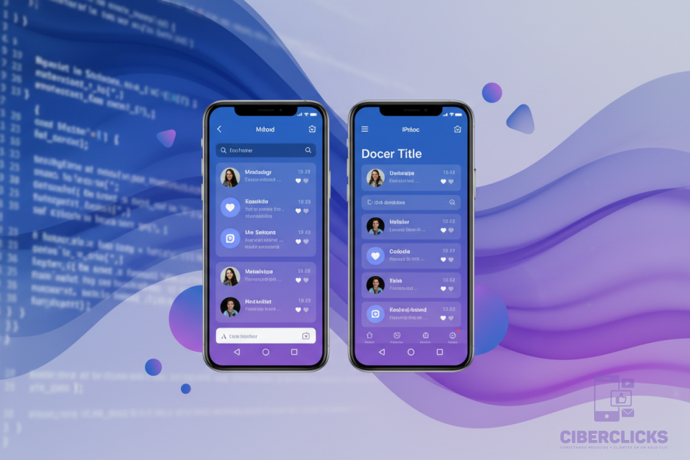 Servicio de Creación de Aplicación Móvil - Android e iOS Personalizada Desarrollo de Apps
