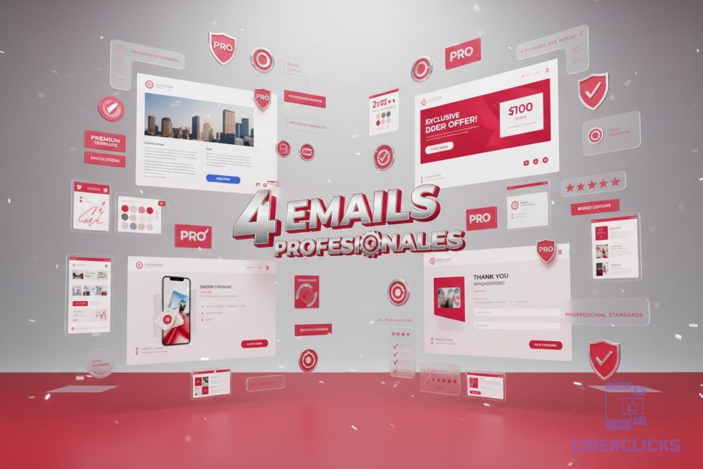 4 emails profesionales