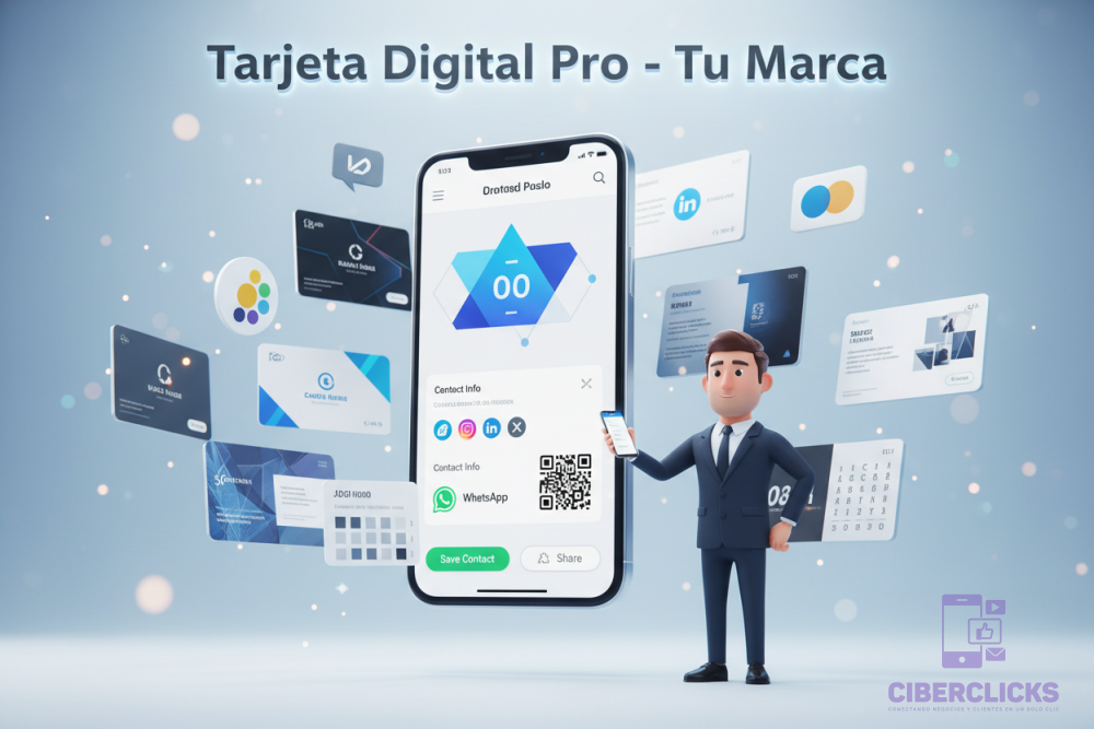 Tarjeta Digital Pro - Tu Marca